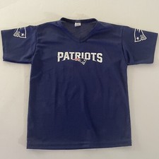 New England Patriots Football Jersey Shirt #26 Youth Kids M Blue Mesh Franklin