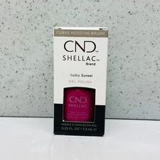 CND Shellac UV LED Gel Nail Polish - Sultry Sunset - 0.25 oz - #90515
