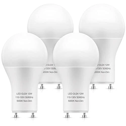 LOHAS GU24 Base LED Light Bulb 1200Lumen 12Watt 75W 100W