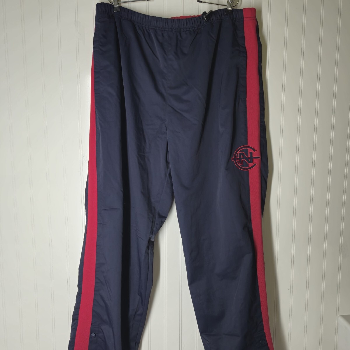 Vintage Nautica Competition Windbreaker Pants XXL Men’s 90s Lined Nylon Logo