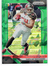 2018 Panini Prizm Prizms Green Crystals #17 Cameron Brate /75