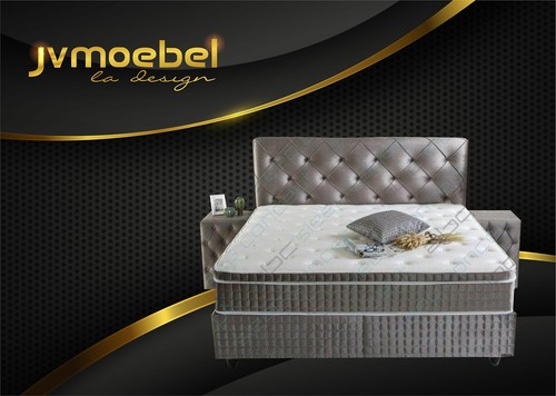 Edles Bett 3tlg Set Nachttisch Möbel Luxus Matratze Schlafzimmer Bettgestell Neu