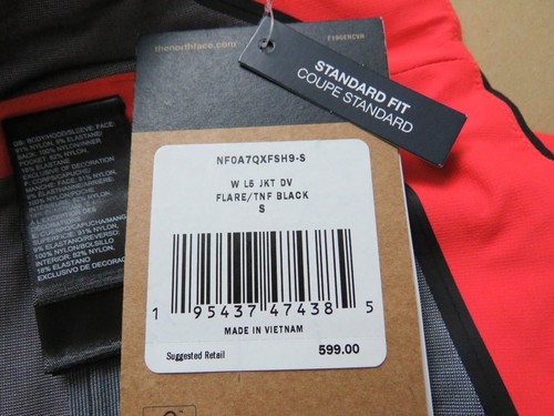 Womens The North Face L5 DV DRYVENT Ski Climbing Waterproof Shell Jacket $600 - Picture 20 of 23