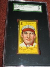 1911 T205 Gold Border Roger Bresnahan SGC 20 Fair 1.5 ~Closed Mouth~