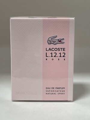 Lacoste L.12.12 Rose Perfume 3.3/3.4 oz Eau De Parfum 100 ml Spray For Women