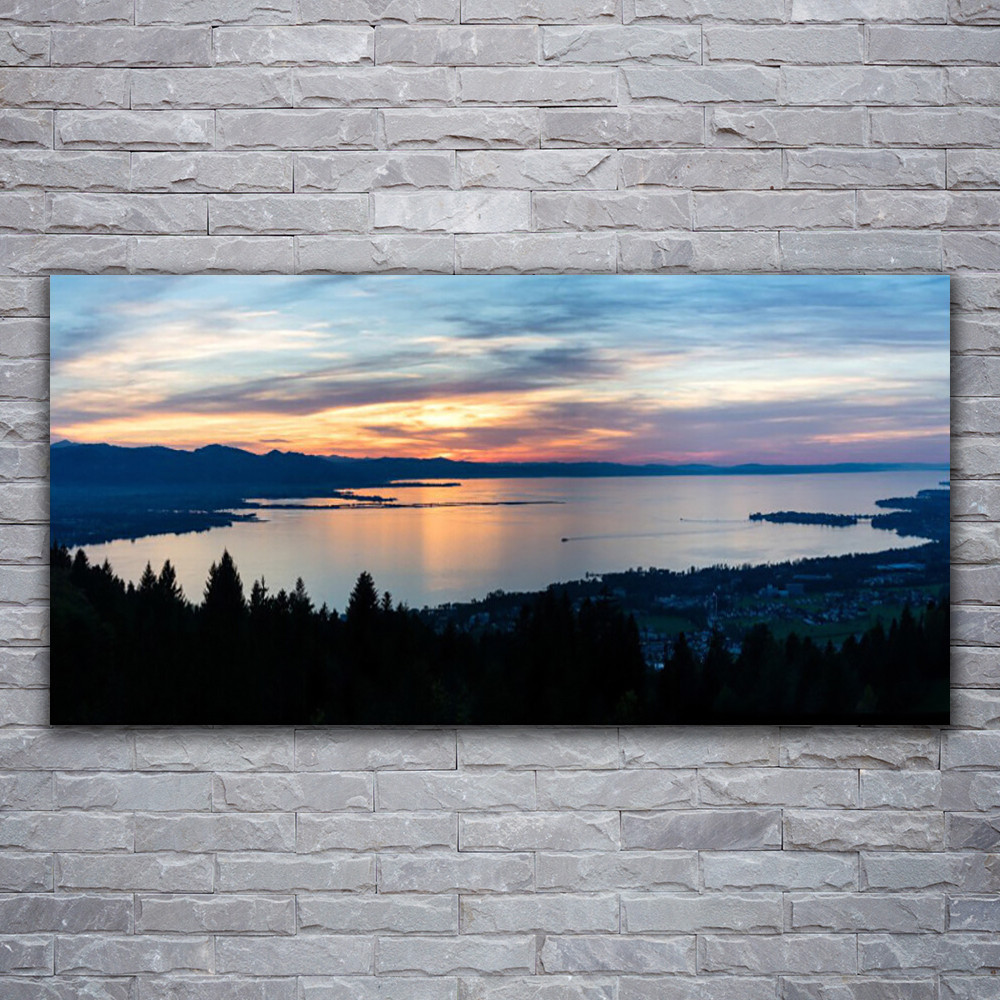 Paysage plage de la mer image sur verre 120x60 cm résout les murs vides du salon