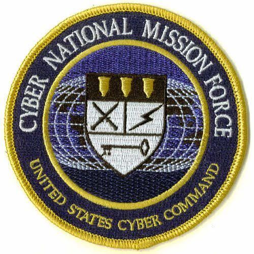 PATCH - CYBER NATIONAL MISSION FORCE 4" warfare command spy espionage special
