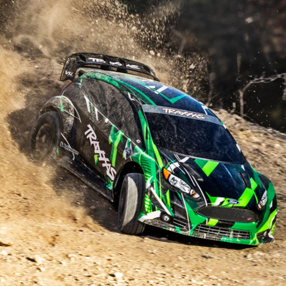 TRAXXAS TRX74276-4GRN Ford Fiesta ST Verde 1/10 Rally VXL 3S RTR Brushless - Immagine 4 di 4