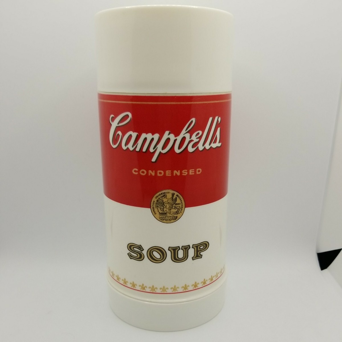 Campbell's Wide Mouth Vintage Soup Thermos w/Screw Top Cup