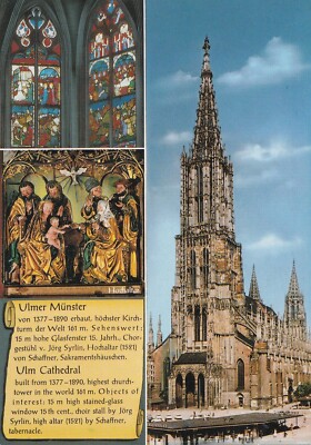 AK - (D) - Ulm - Ulmer Münster - Chronikkarte um 1980 - Top Zustand