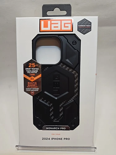 Urban Armor Gear UAG Monarch Pro Case - iPhone 16 Pro 6.3" Carbon Fiber