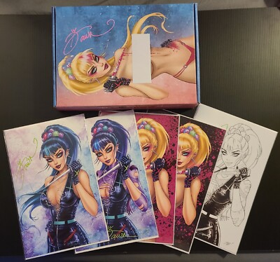 POWER HOUR #2 Punchline Box of 5 Fan Expo Exclusives Signed By DAWN MCTEIGUE NM+