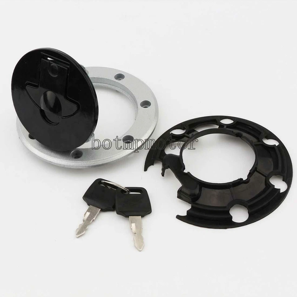 Cerradura de tapa de gas combustible con llaves para Kawasaki Ninja ZX11 ZX1100D 1993-1997 Foto 4 de 4