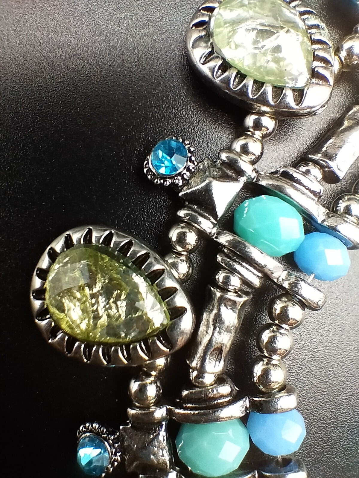 Ruby Rd Chunky Funky Rhinestone Statement Necklac… - image 12