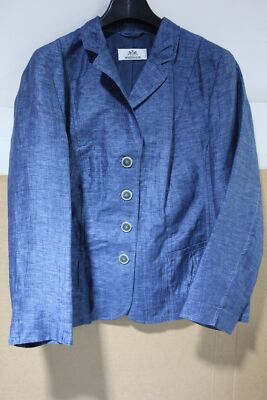 Walbusch women's jacket blazer jacket size D 22 90% linen 10% polyamide