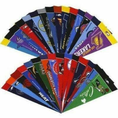2025-26 NBA Teams 4'' X 9'' Mini Pennant Set - Complete Set of all 30 NBA Teams