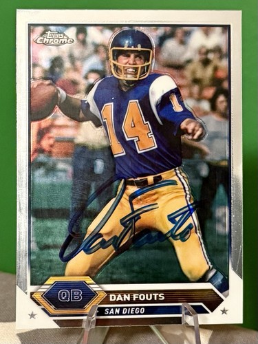 Dan Fouts HOF Auto Signed Autogramm 2024 Topps Chrome #19 NM "ASCARDS" - Bild 1 von 2
