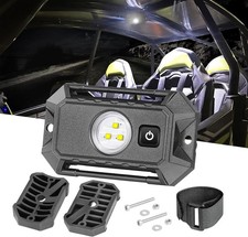 LED Dome Light Universal Roll Bar Mount LED Rock Light W/Switch Utility Roll Cag