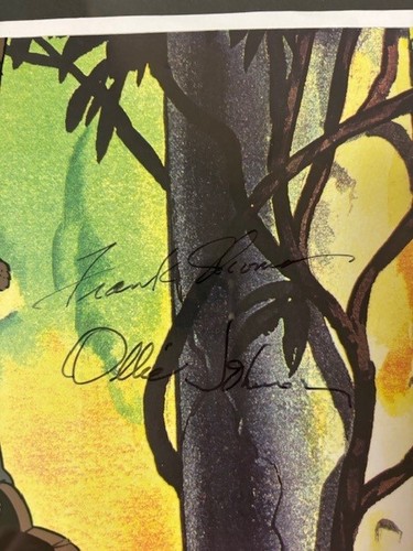 Walt Disney Snow White well sericel signed Nine Old Men Davis Thomas Johnston - Picture 3 of 3