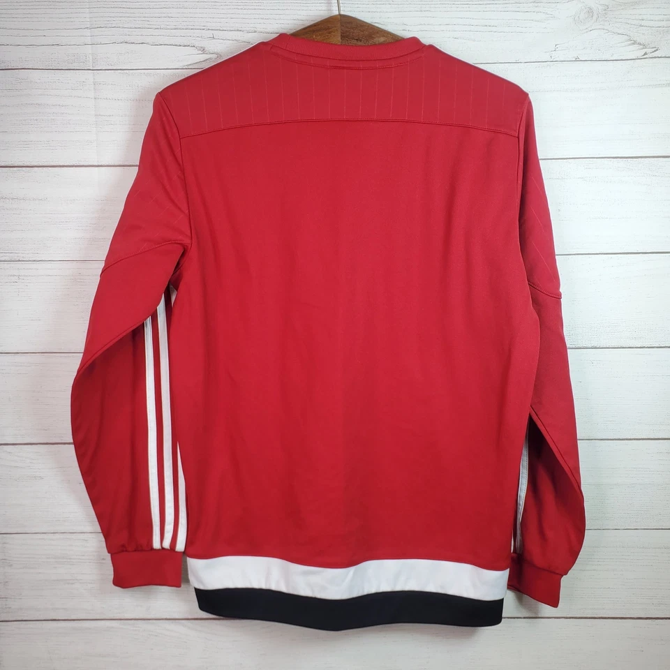 Adidas Tiro Training Top Performance Shirt Mens Sz Medium Long Sleeve Pullover - Image 3 of 4
