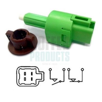 Hoffer Bremslichtschalter 3500102 FüR Audi CitroËN Daihatsu Lexus Mitsubishi-image