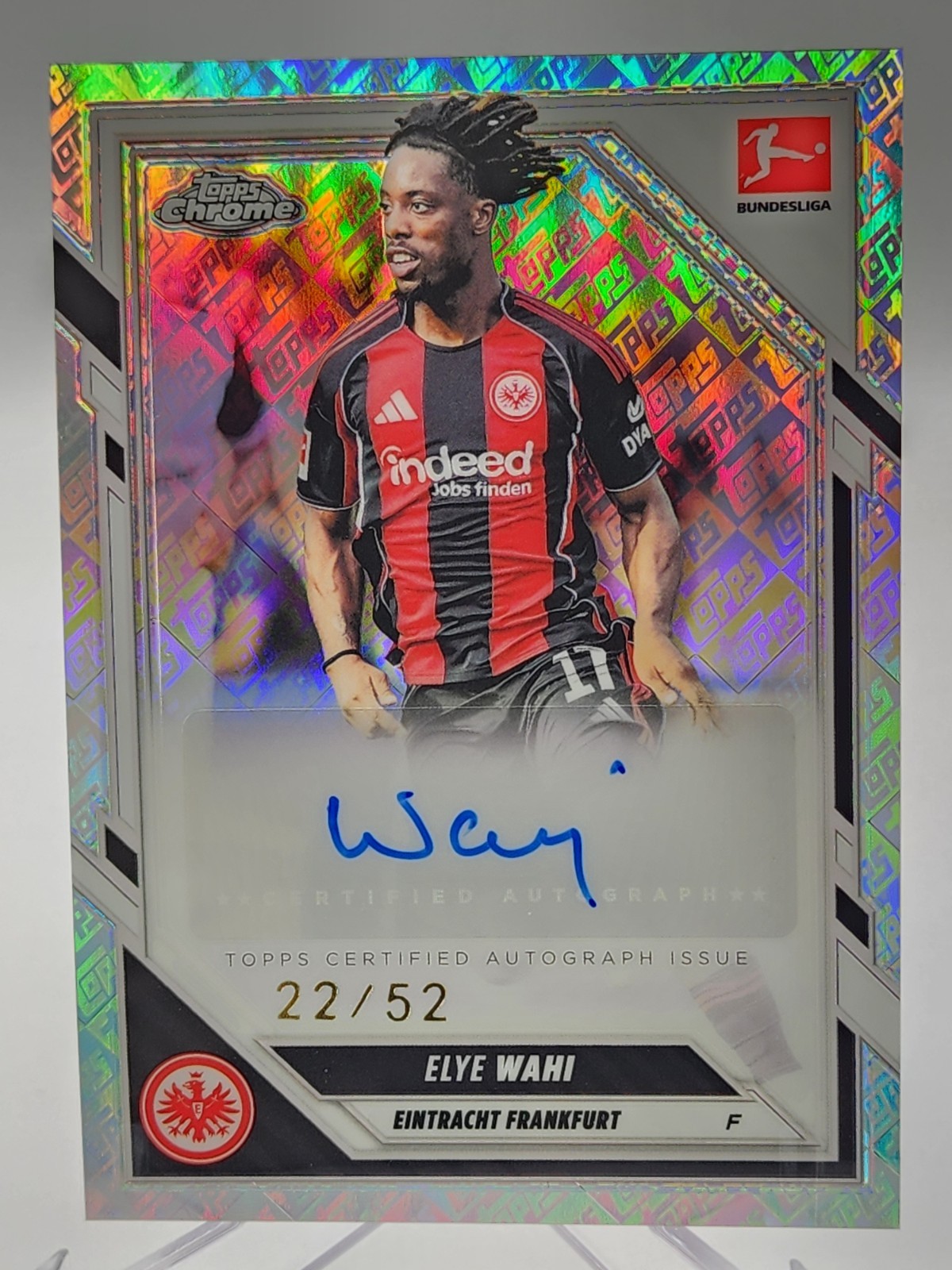 2026 Topps Chrome Bundesliga - Elye Wahi Toppsfractor Auto /52