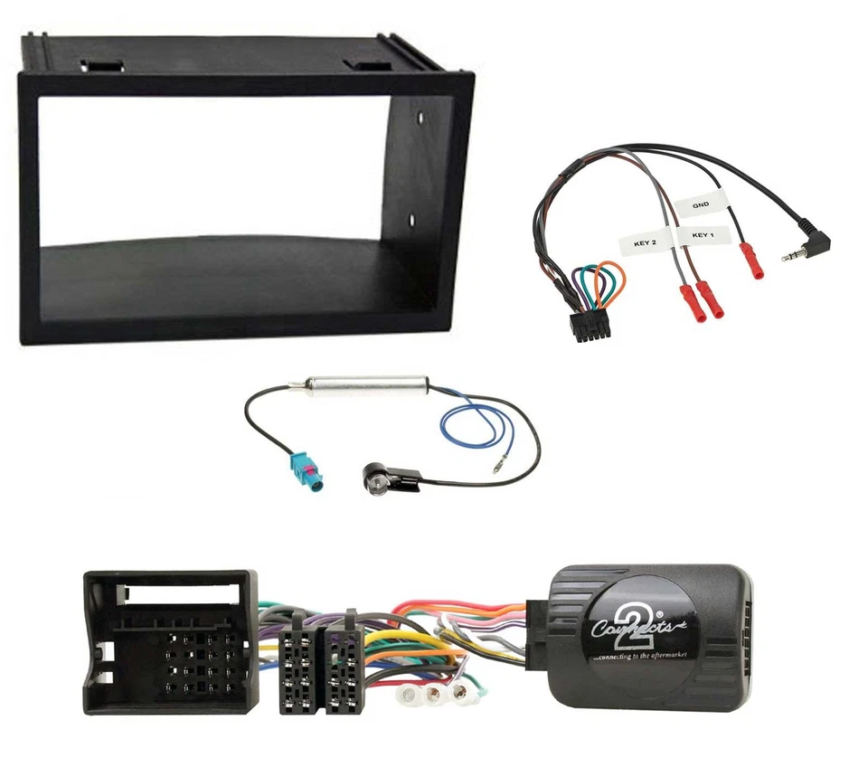 JVC Lenkrad USB 2DIN DAB Bluetooth CD Autoradio für VW Polo Passat Quadlock - Bild 3 von 4