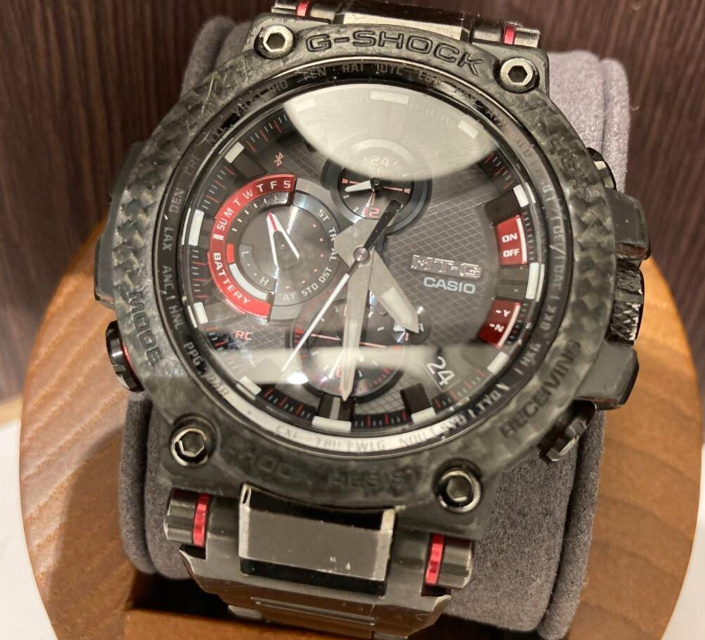 CASIO G-Shock MT-G MTG-B1000XBD-1AJF Black CARBON Solor Watch. Box