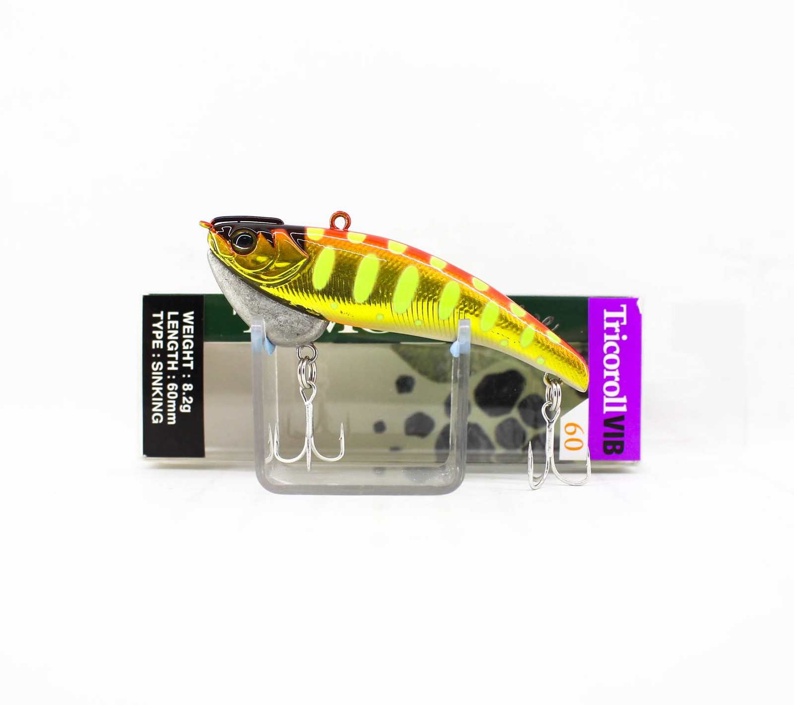 Jackall Timon Tricoroll Vib 60 Sinking Lure Apple Chart (4429)