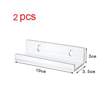 2/4/6/8Pcs Clear Vinyl Record Shelf Wall Mount Holder Wall Acrylic Album Record
