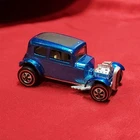 Vintage Hot Wheels 1968 Classic ‘32 Ford Vicky, Bright Blue BEAUTY!