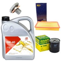 MotoröL Filter Set 5W-40 5 Liter + ÖLablassschraube FüR Citroen Peugeot 406 2.0