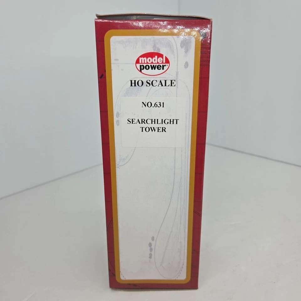 Model Power 630 HO Scale Flashing Search Light Tower NIB - Image 4 of 4