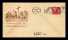 US COVER MARYLAND TERCENTENARY FDC SCOTT 736 LITANIES OF THE SACRED CROSS