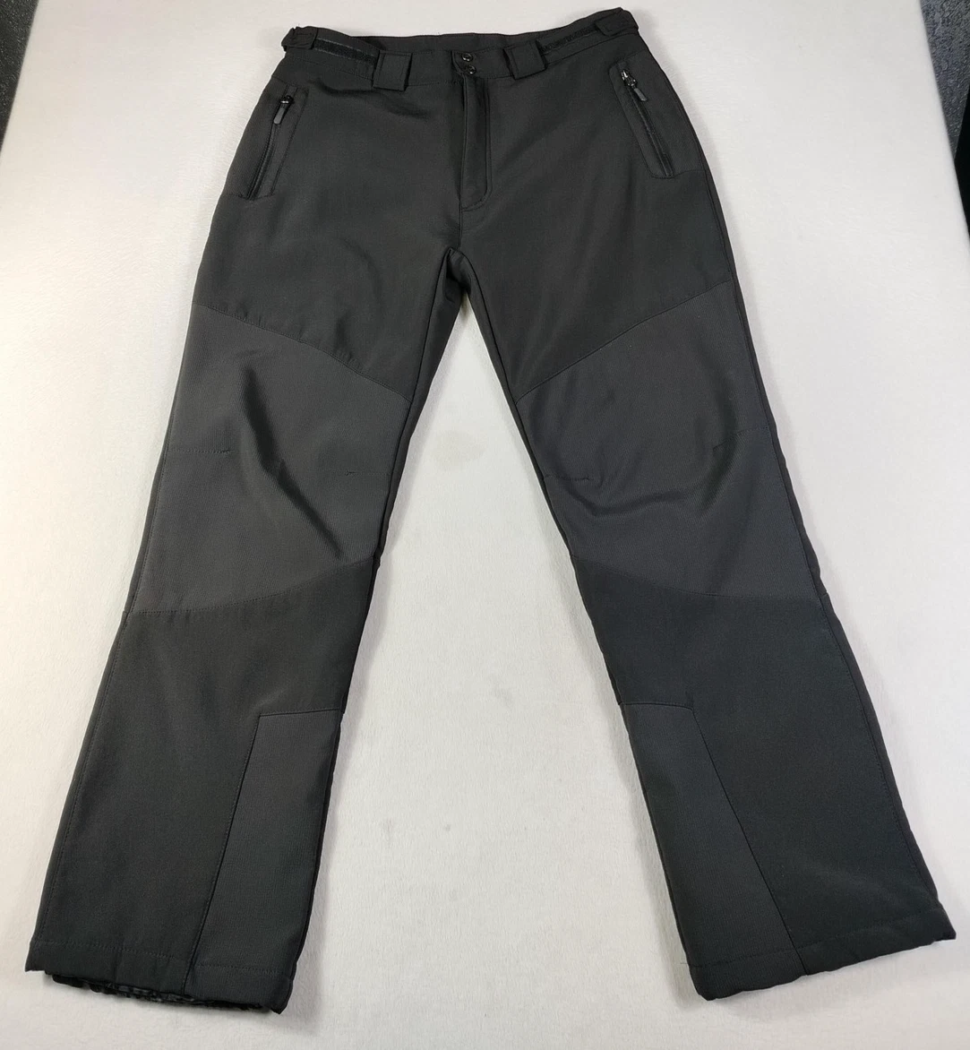 Magellan Outdoors Snow Pants Mens XL Black Softshell Insulated Hiking Ski Winter