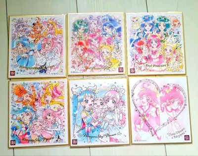 Precure Color Shikishi ART 20th Anniversary Special Limited Edition Display