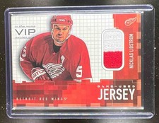 2003-04 In the Game VIP Game Used Jersey Nicklas Lidstrom