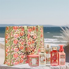 Bath Body Works Vera Bradley Peach Blossom Nectar 6-Piece Set