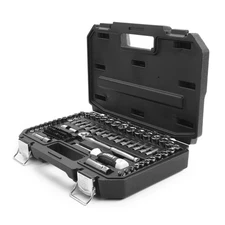 90-Piece 3/8-Inch Mechanics Tool Set, Chrome Finish