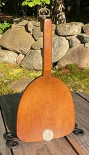 Old Wooden Butter Paddle Hang Hook Prim Golden Honey Kitchenalia Brass Hang Ring