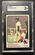 1973 Topps #410 Willie McCovey San Francisco Giants HOF SGC 3
