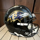 Zay Flowers Baltimore Ravens Autographed Football Helmet Original Signed