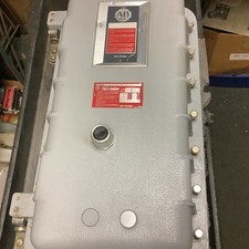 NOS AB 509-DHB Brass Explosion Proof Box With 509-DOB Non Reversing Starter 