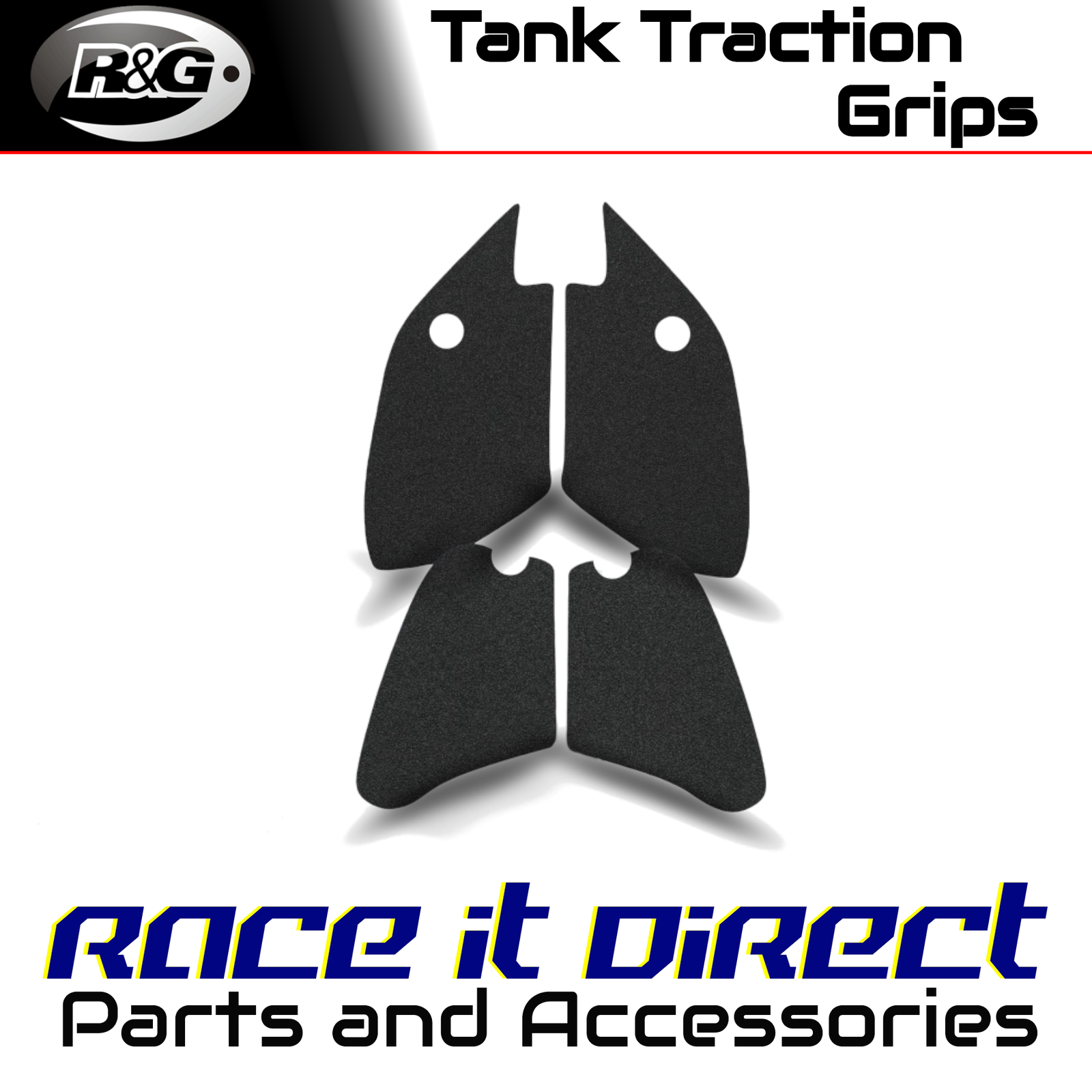Tank Traction Grips for Ducati Streetfighter V4 2023-2024 Clear R&G