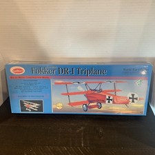 Guillow’s German Fokker DR-1 Triplane Balsa Wood Model WW1 Airplane ModelKit 204