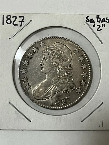 1827 Capped Bust Half Dollar — photo from another recent sale