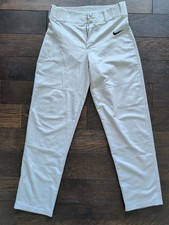 Nike Youth XL Baseball Pants Boys Full Length/Relaxed, Gray