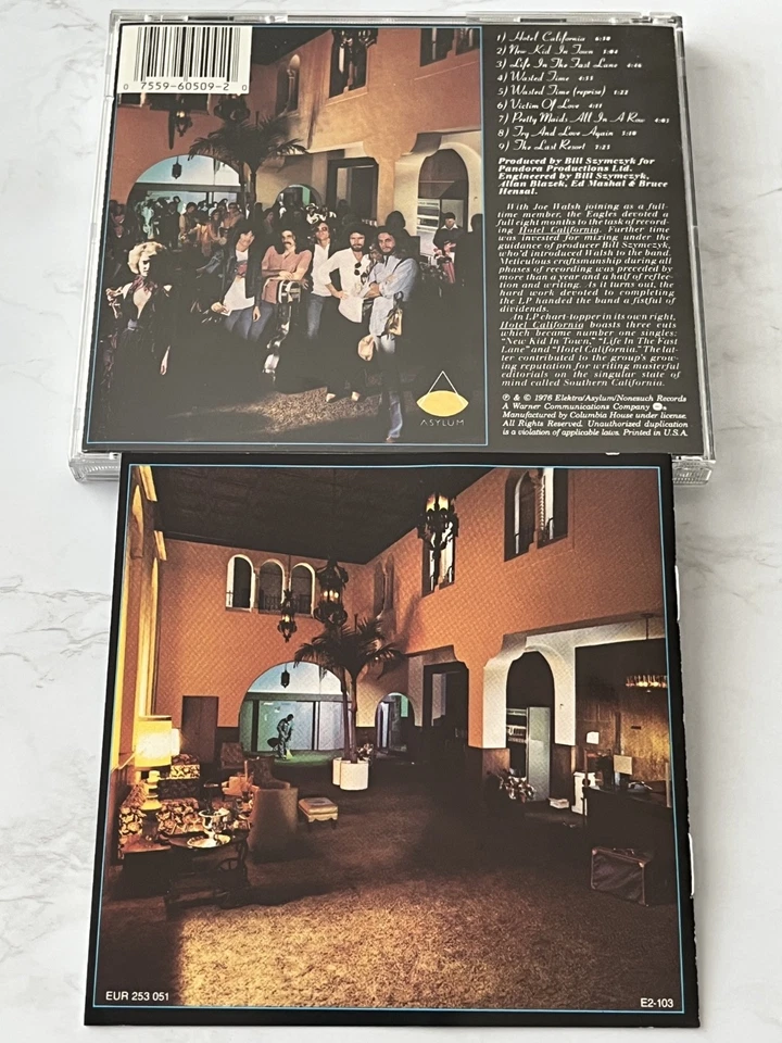 Eagles Hotel California CD EARLY PRESS! Asylum E2-103 Joe Walsh, Don Henley RARE - Image 4 of 4