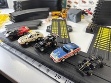 Vtg 1980s Tyco Magnum 440 X2 California GT Slot Car Set-No Box-Not Tested