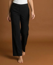 Tory Burch Black Stretch Wool Flare Dress Pants Trousers Size 8 - Authentic!